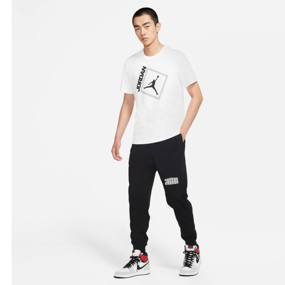 Jordan Sport DNA Nike Mens Fleece Pants Jogger Black - Picture 3 of 9